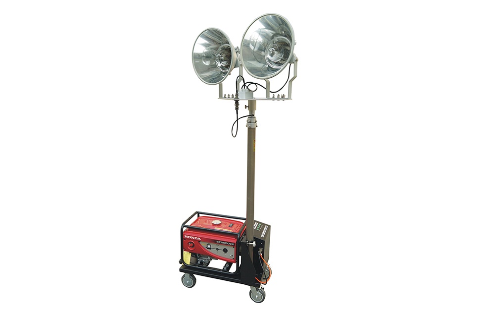 All-round automatic lifting work light
